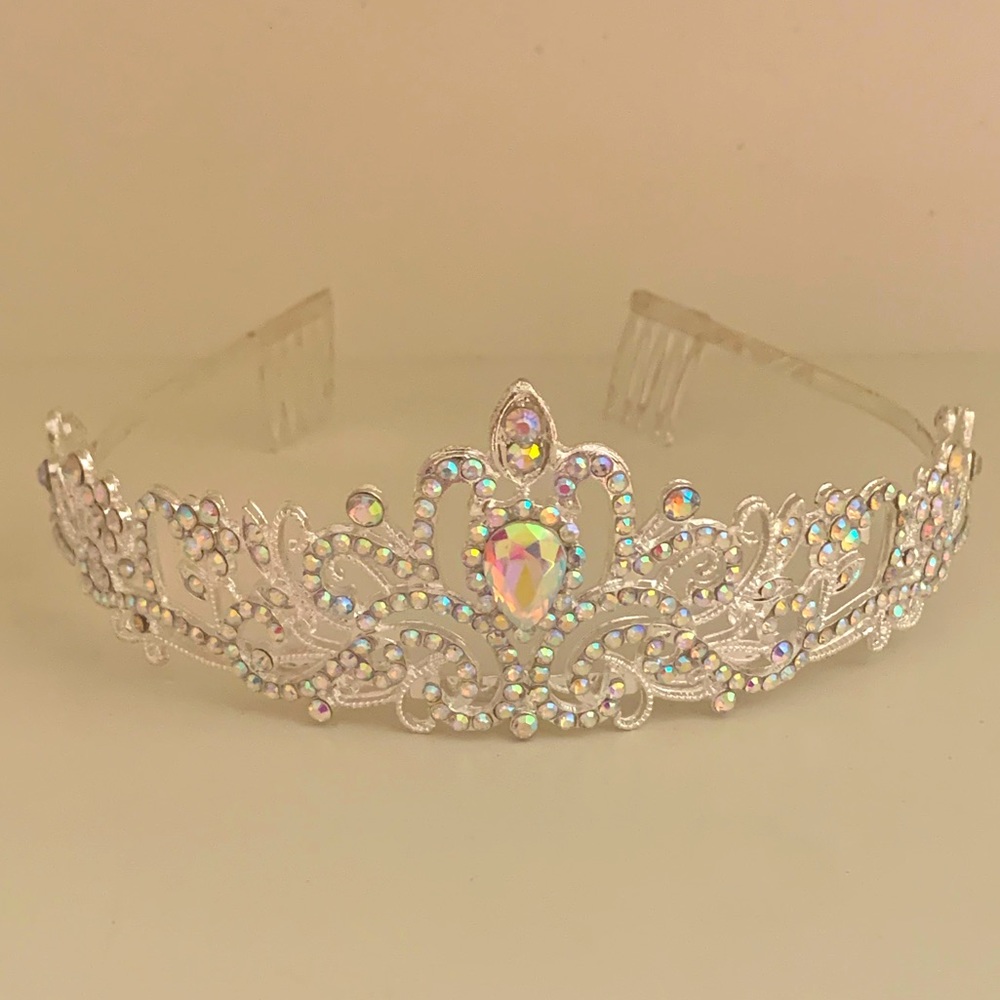 Iridescent Crystal Tiara